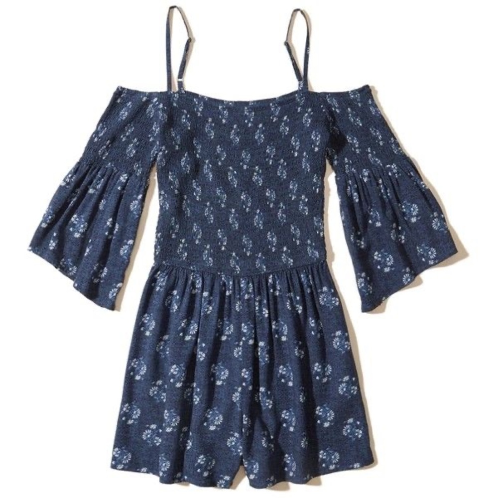 Floral Hollister Romper